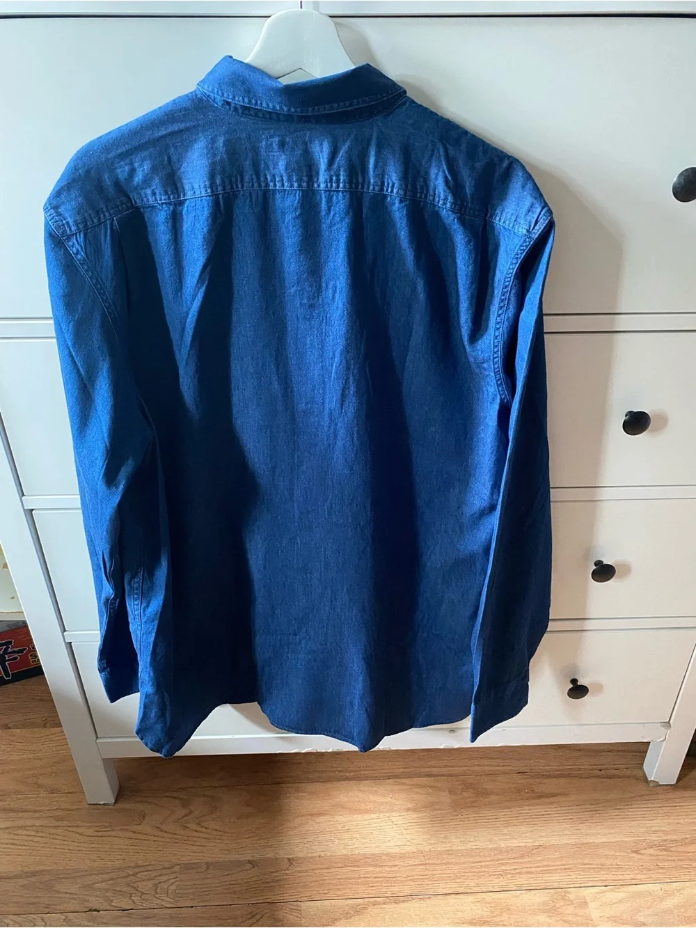 Banana Republic Men's Deep Blue Button-Down Shirt